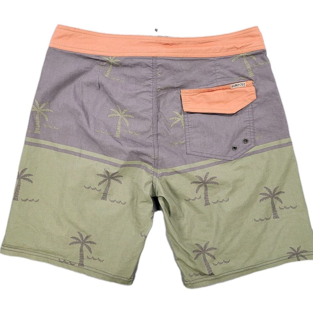 SURFCUZ Men's Vintage Cruzer Stretch Boardshort Chino Shorts. Size32 / L